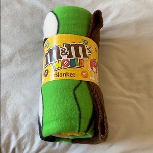 M&M's world fleece blanket!